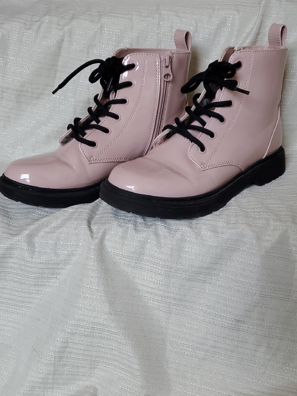 Art Class Girl's Pink Moto Boots